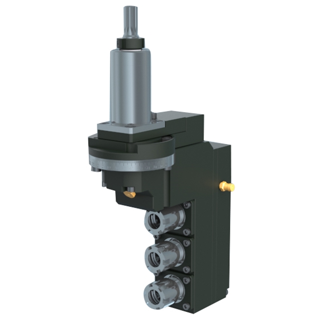 3-spindle drilling/milling unit